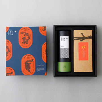 Dragon&Phoenix  Gift Box (Taiwanese Dongding Oolong 100g +Sunnyhills Pineapple Cakes - 10PCS)